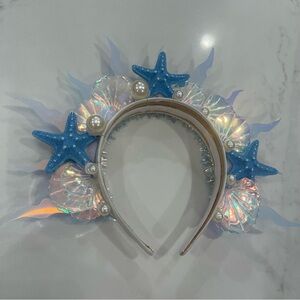 Blue Starfish and Shell Light-Up Mermaid Headband